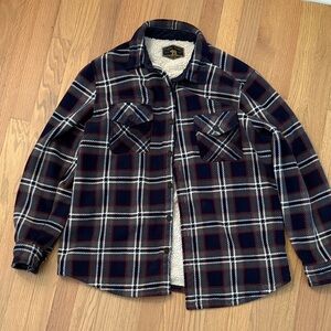 Freedom Foundry Plush Sherpa Lined Shirt Jacket